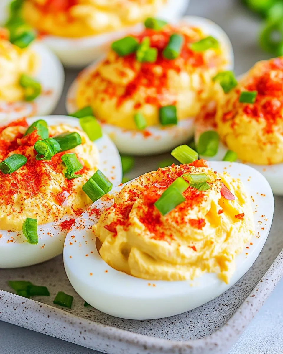 Easy Pimento Cheese Deviled Eggs recipe photo