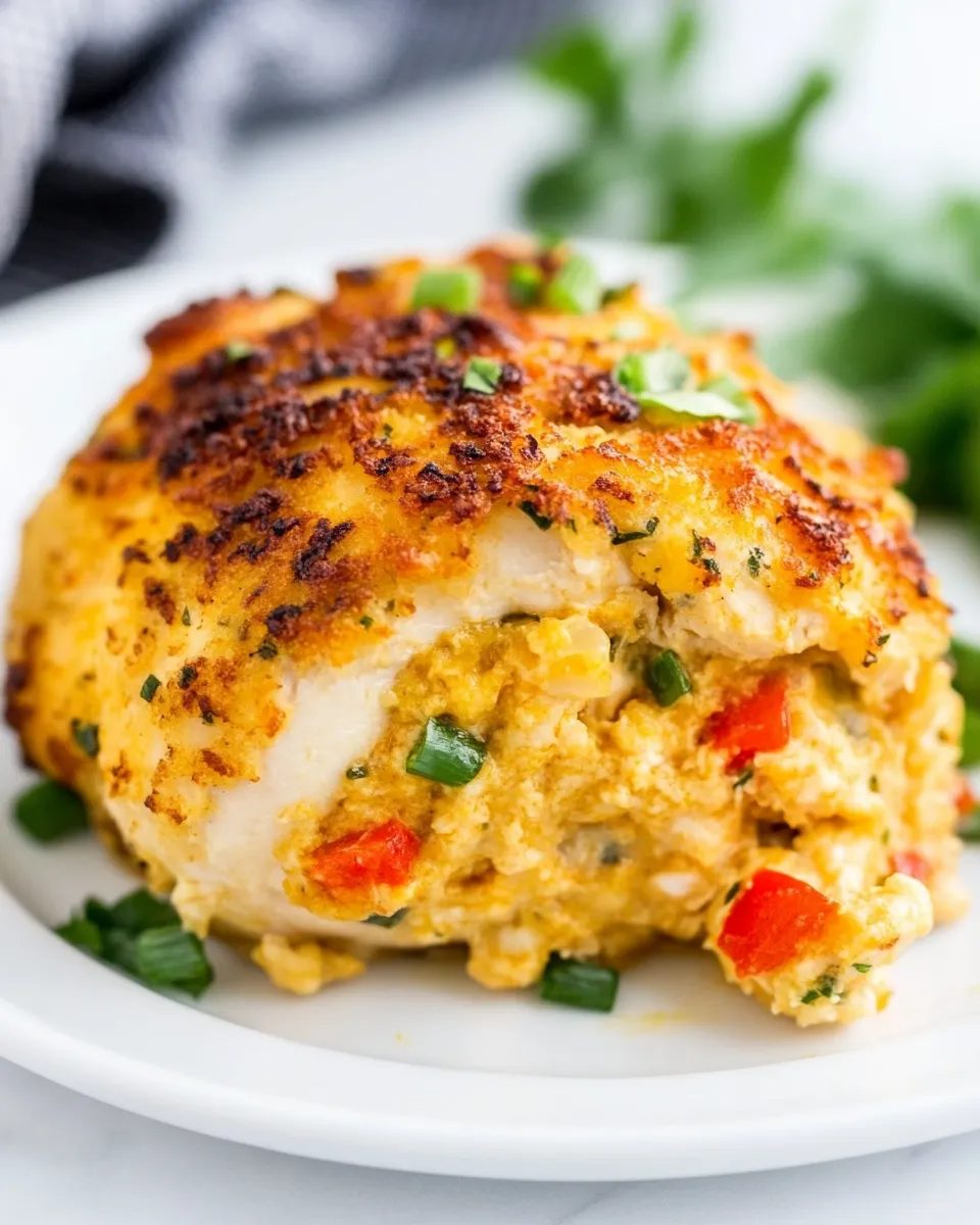 Classic Pimento Cheese Stuffed Chicken image