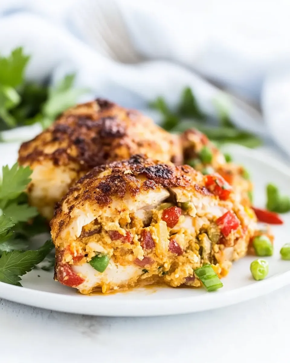 Easy Pimento Cheese Stuffed Chicken recipe photo