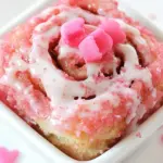 Homemade Pink Cinnamon Rolls photo