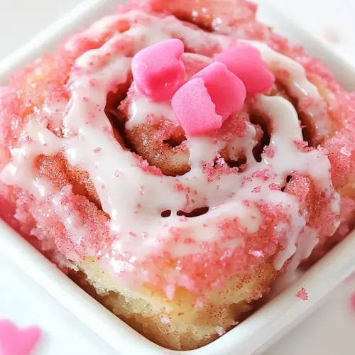 Homemade Pink Cinnamon Rolls photo