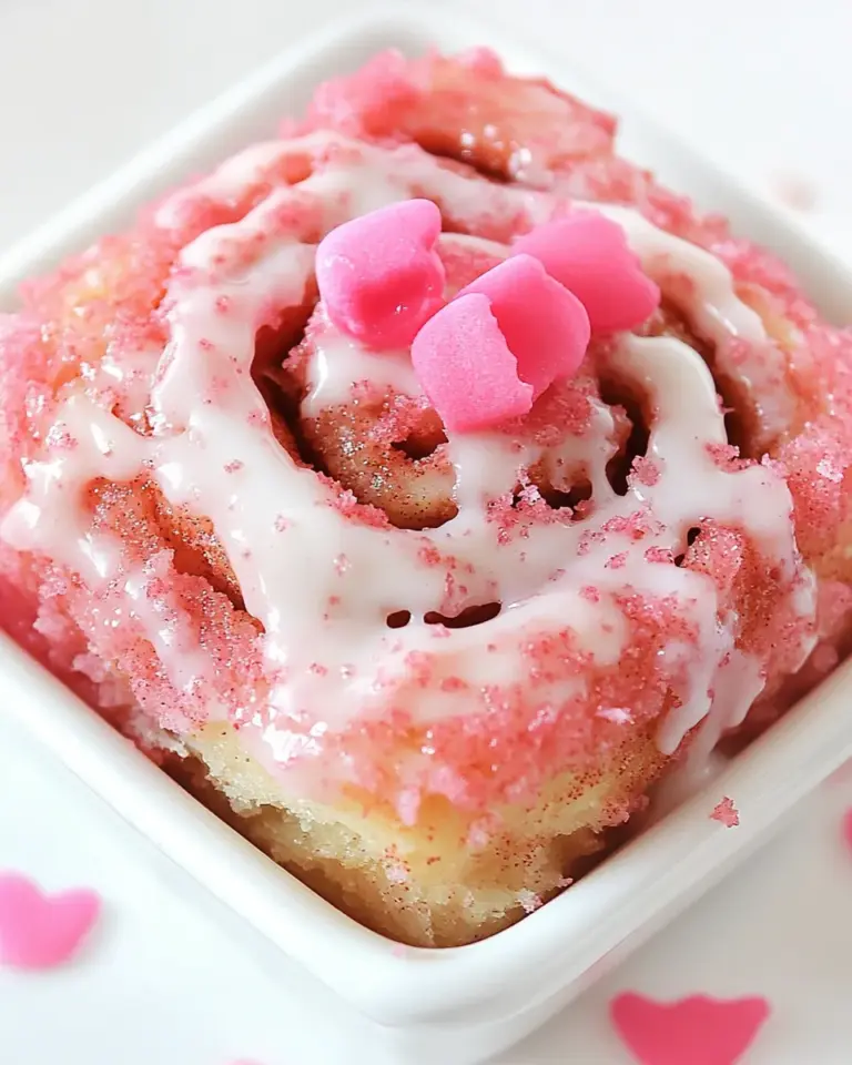 Homemade Pink Cinnamon Rolls photo