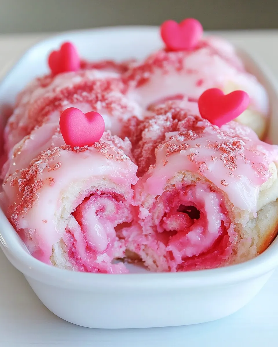 Classic Pink Cinnamon Rolls dish photo