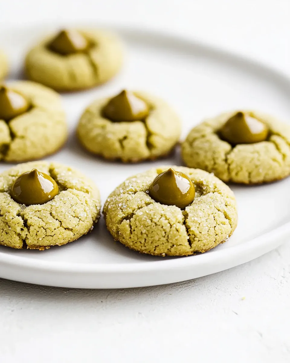 Homemade Pistachio Butter Blossom Cookies photo