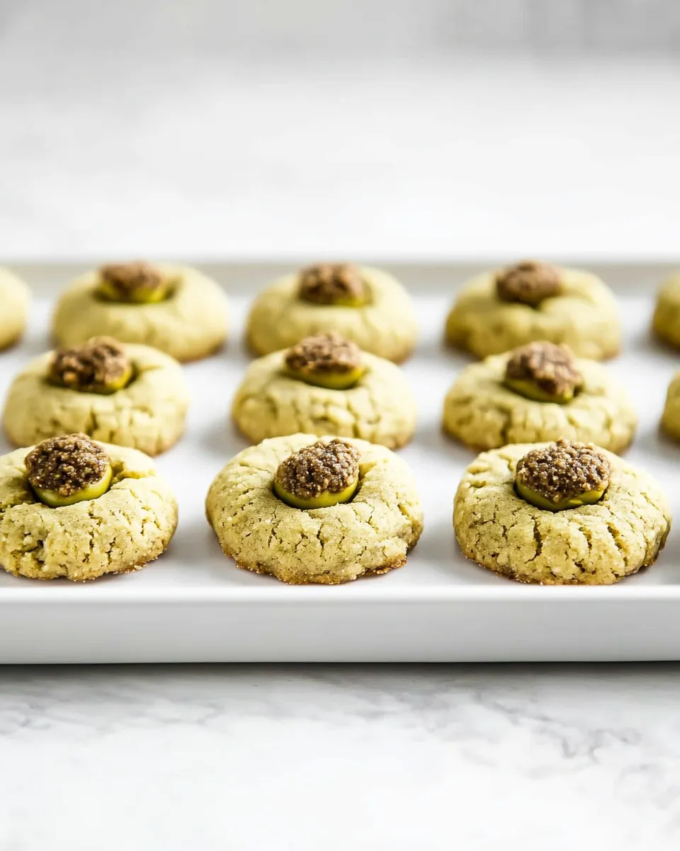 Delicious Pistachio Butter Blossom Cookies shot