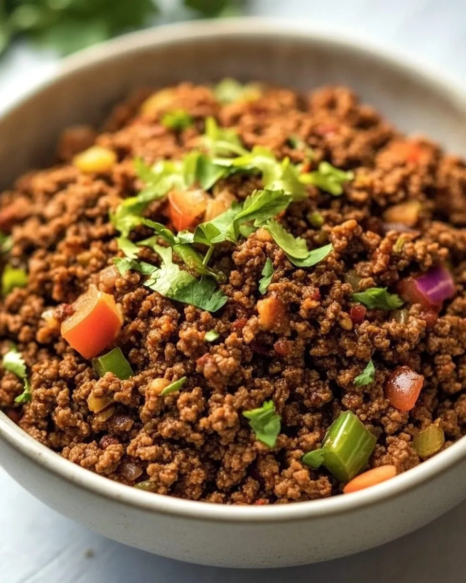 Easy Plant-Based Ground Beef Recipe shot