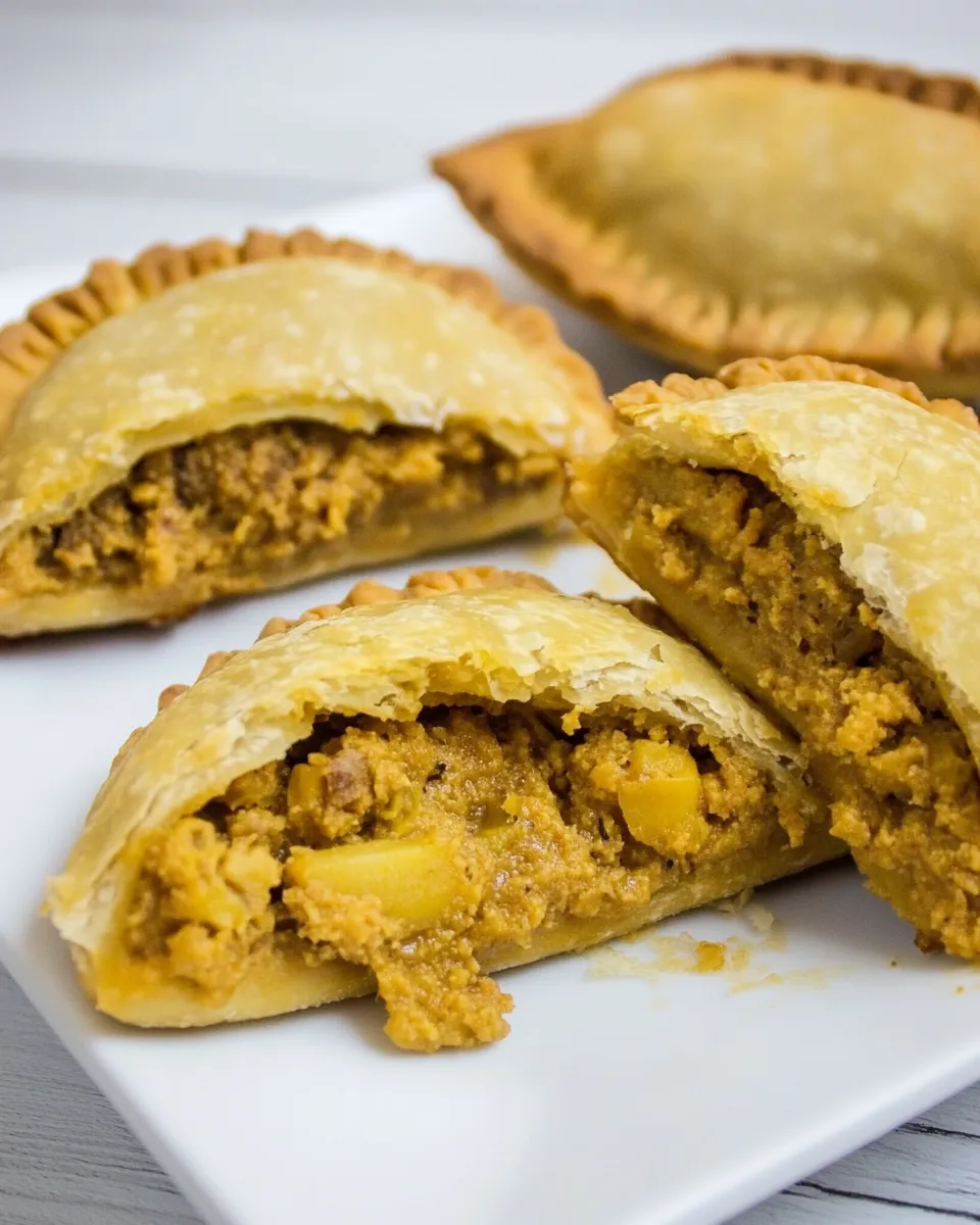 Savory Plantain Empanadas shot