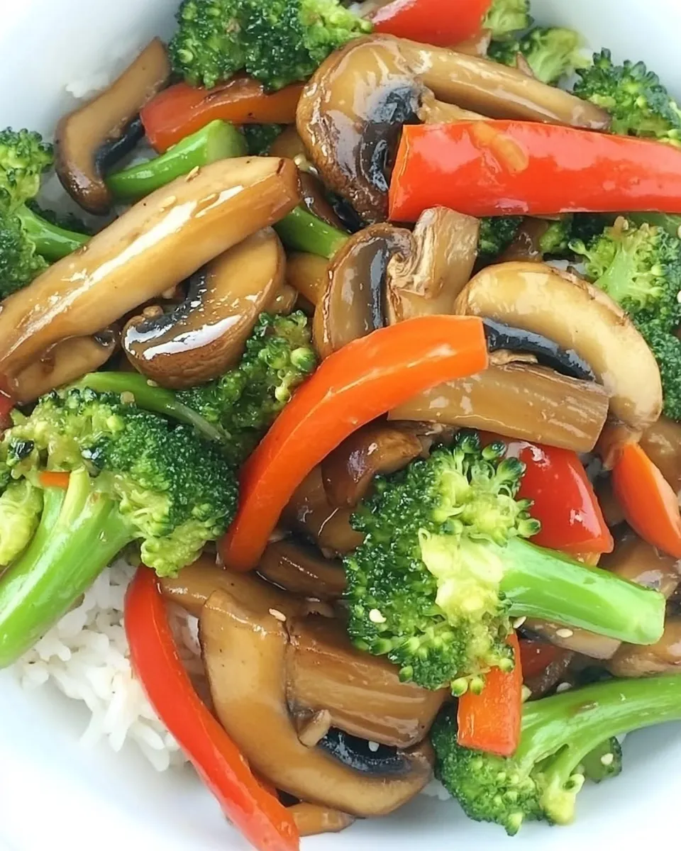 Quick Portobello Mushroom & Broccoli Stir-Fry (30 Minute) dish photo