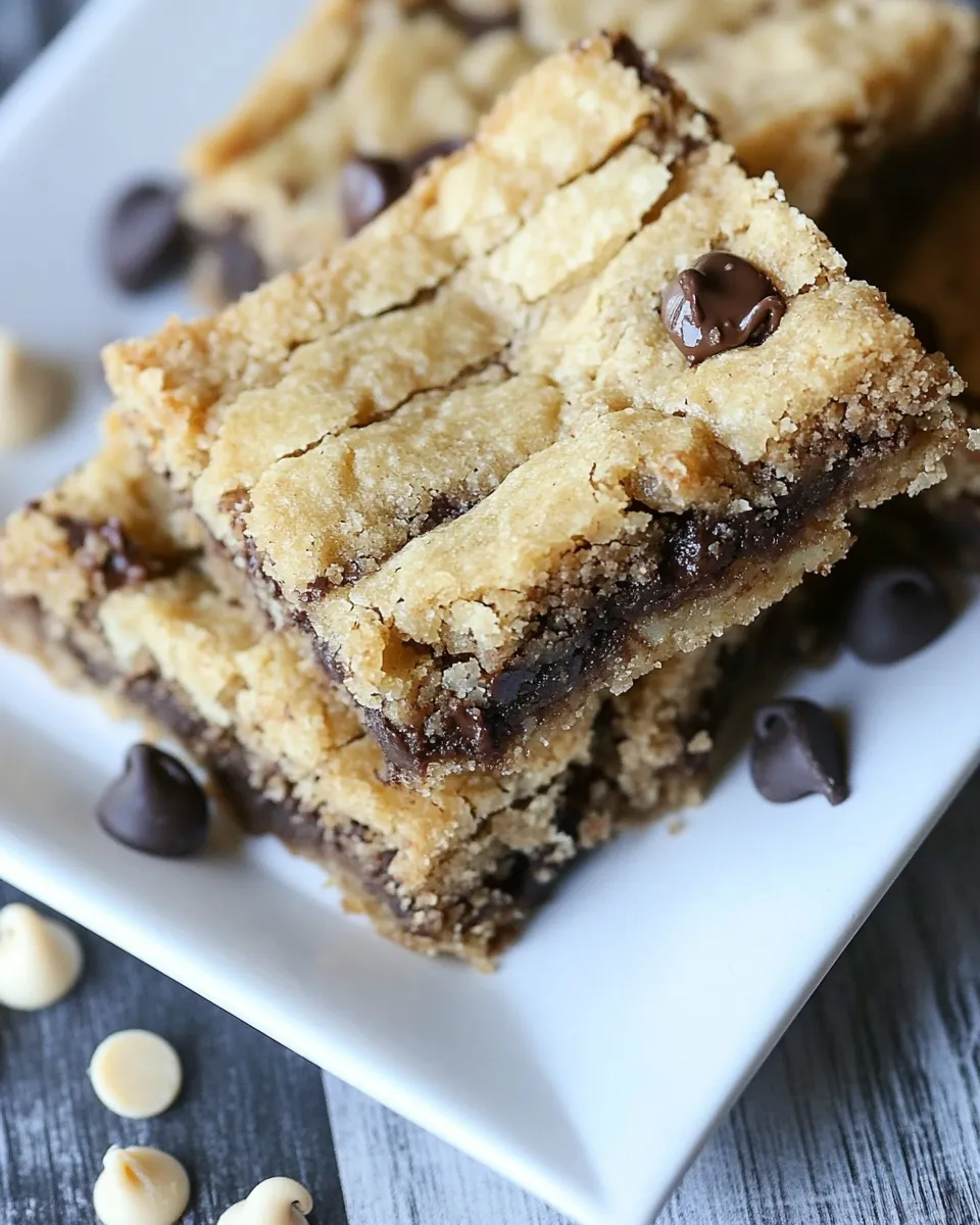 Easy Potato Chip Chocolate Chip Blondies recipe photo