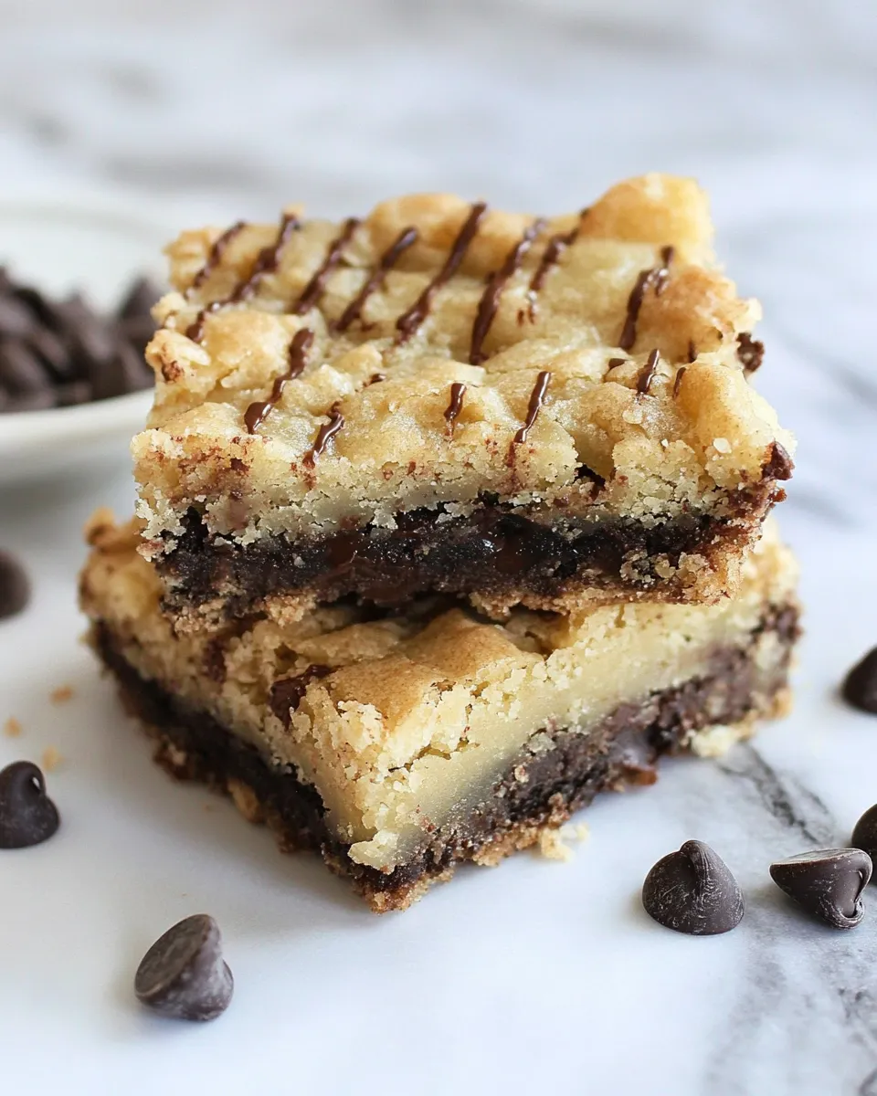 Delicious Potato Chip Chocolate Chip Blondies shot