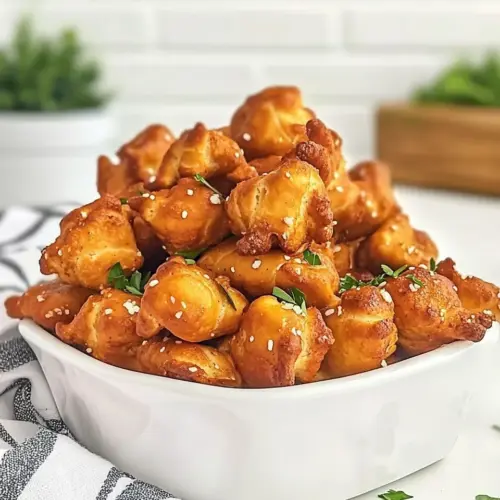 Easy Pretzel Chicken Minis photo