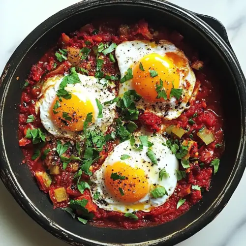 Homemade Puttanesca Poached Eggs recipe image