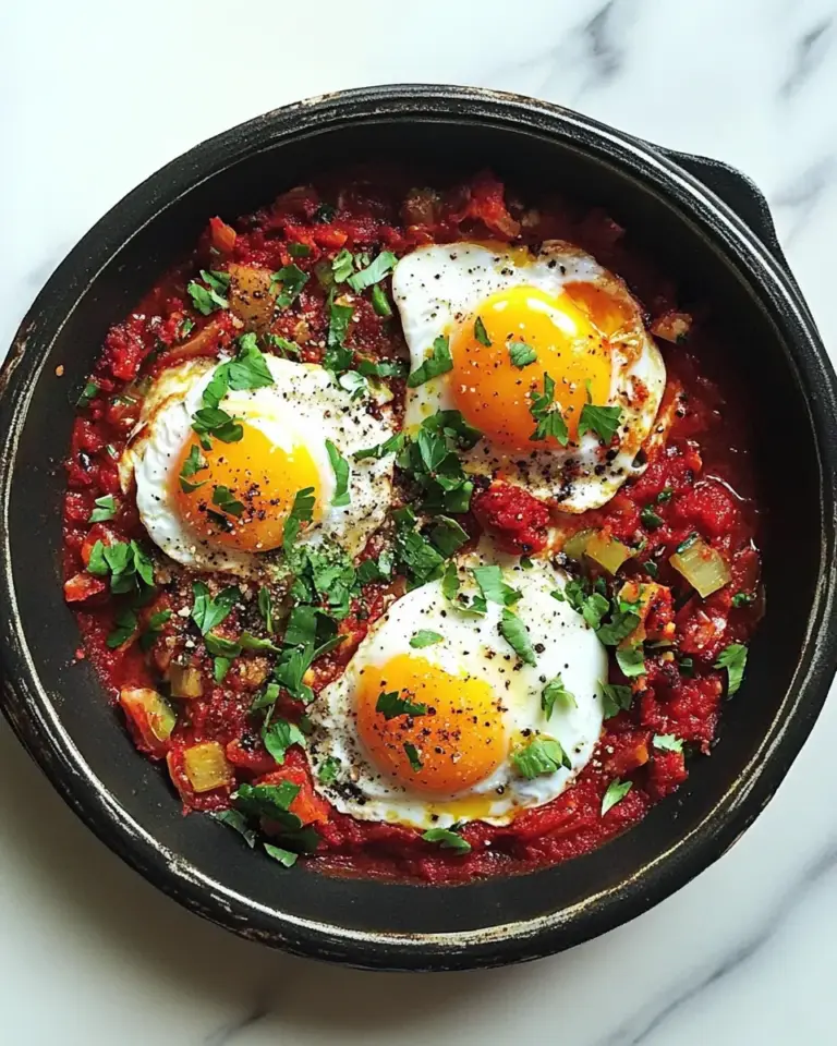 Homemade Puttanesca Poached Eggs recipe image