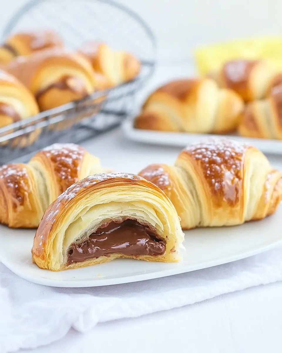 Delicious Quick & Easy Nutella Croissants image