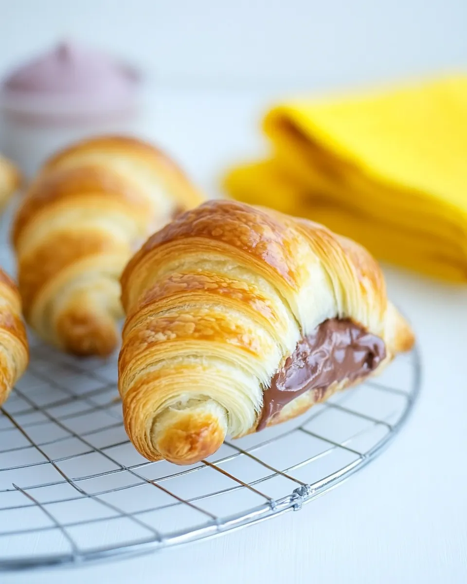 Easy Quick & Easy Nutella Croissants dish photo