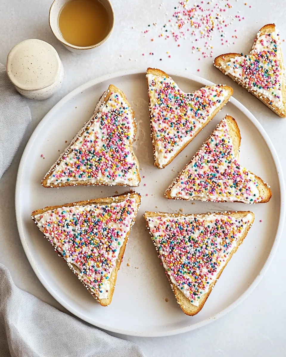 Delicious Quick and Easy Fairy Bread shot
