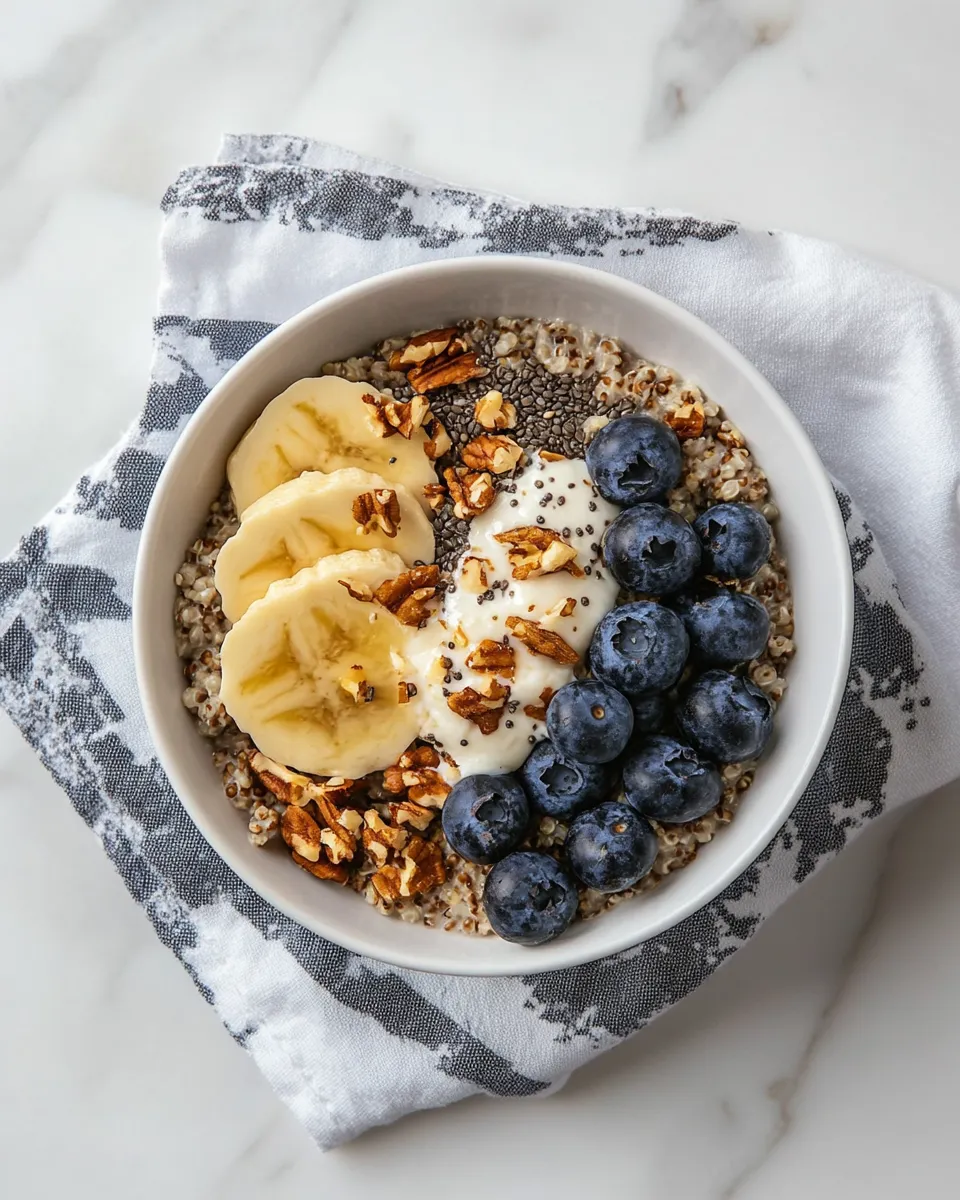Healthy Quinoa Breakfast Bowl recipe photo