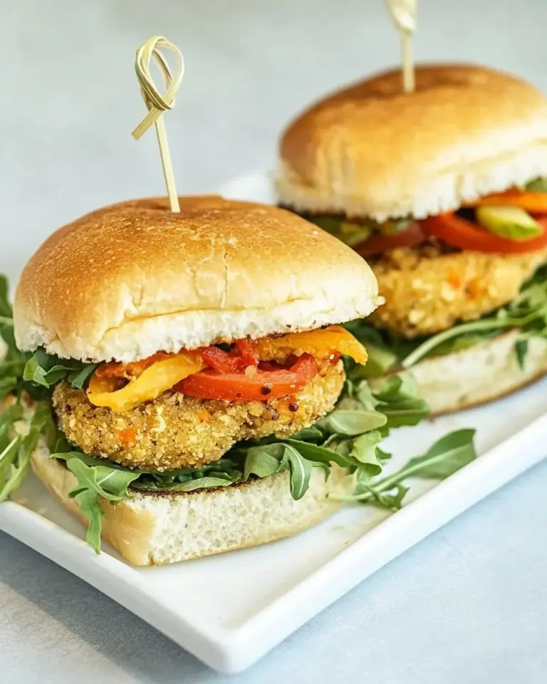 Homemade Quinoa and Veggie Sliders photo