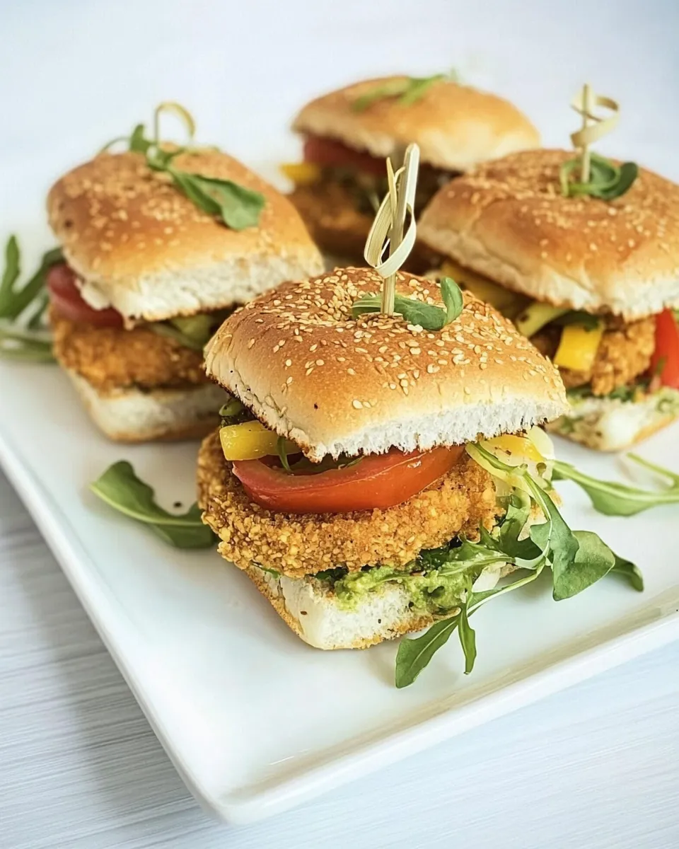Delicious Quinoa and Veggie Sliders image