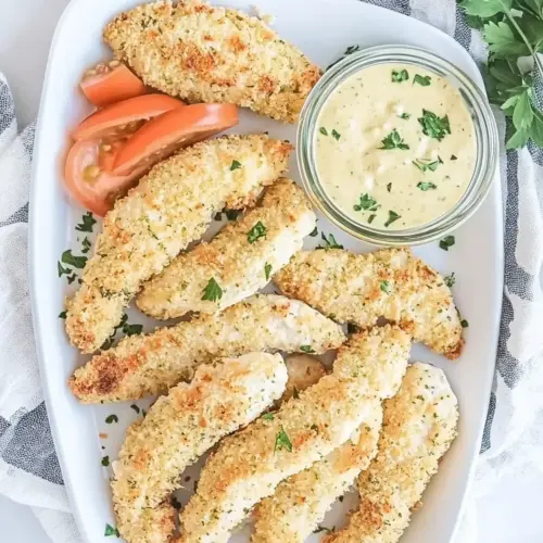 Homemade Ranch Baked Chicken Tenders photo