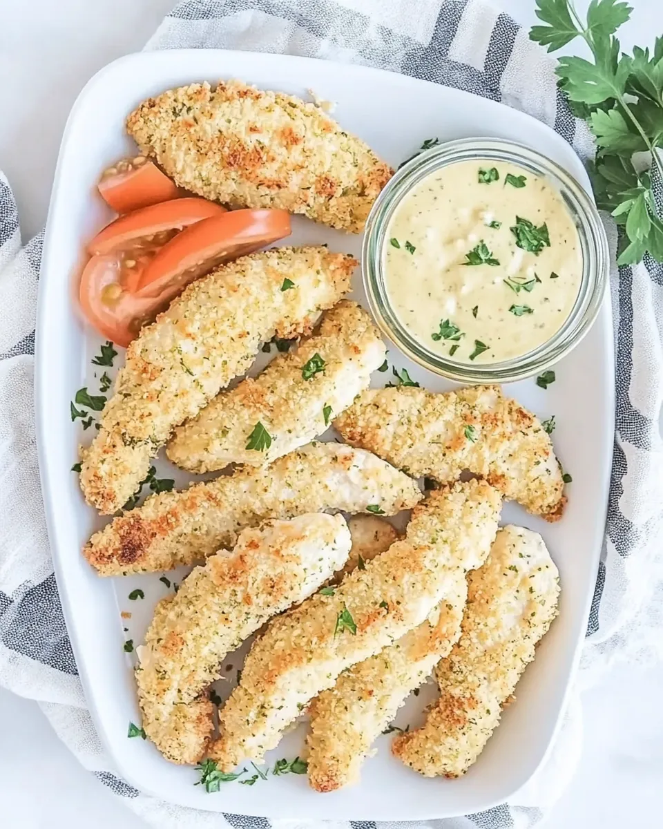 Homemade Ranch Baked Chicken Tenders photo