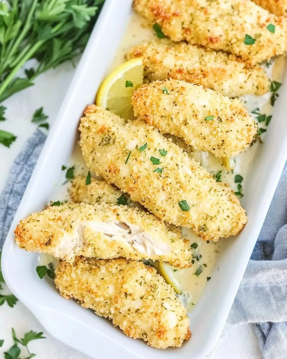 Easy Ranch Baked Chicken Tenders recipe photo