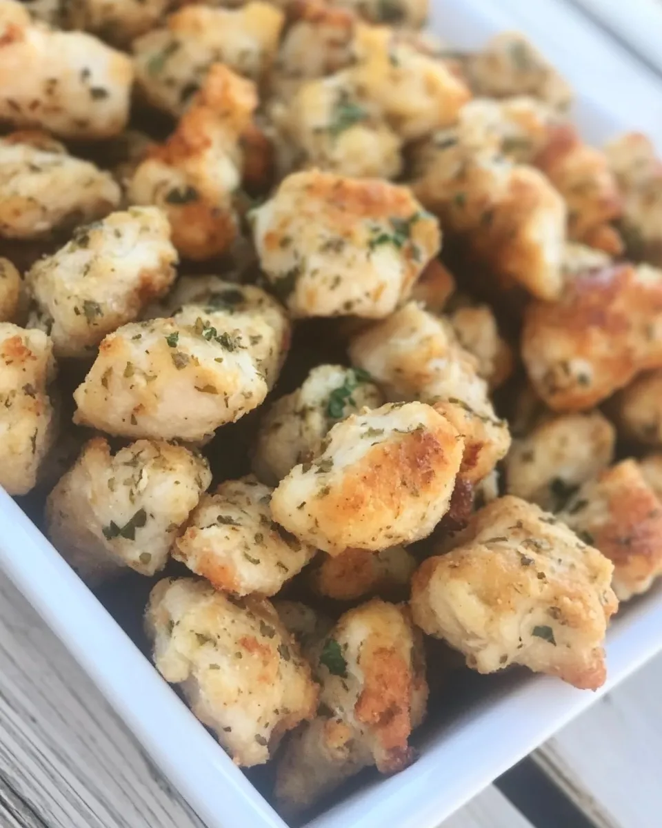 Savory Ranch Chicken Bites shot