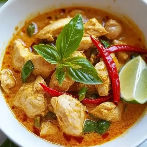 Homemade Red Chicken Curry photo