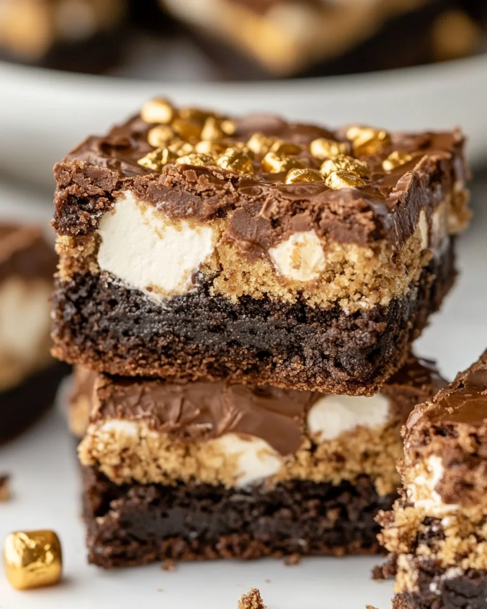 Easy Reeses Marshmallow Brownies recipe photo