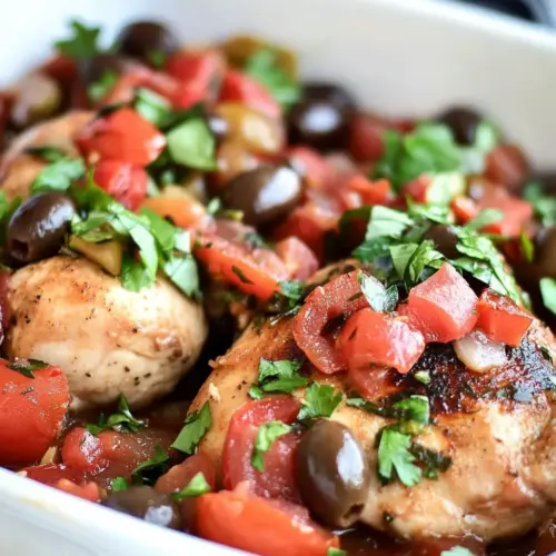 Homemade Roast Chicken with Tomatoes and Olives Recipe photo