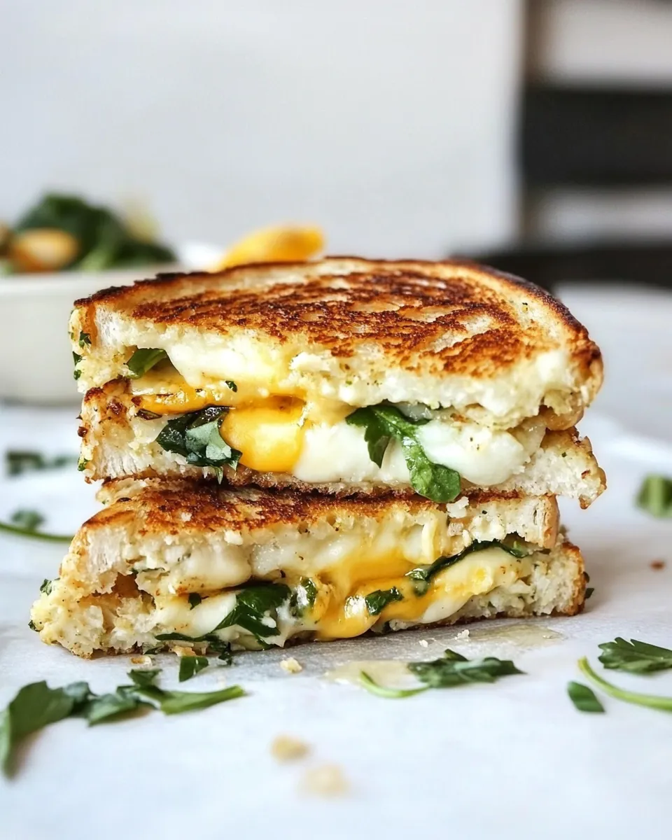 Classic Roasted Cauliflower Grilled Cheese image