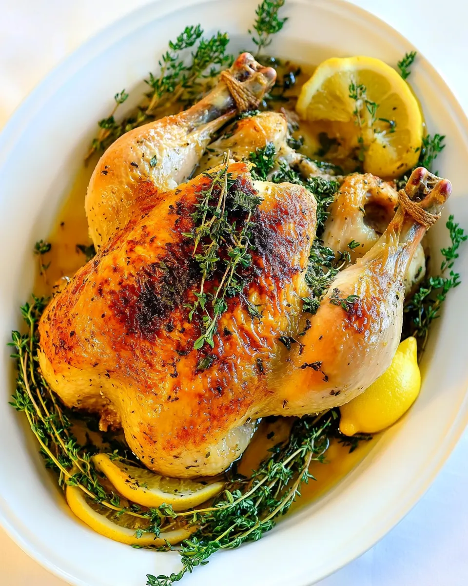 Delicious Roasted Chicken with Lemon Curd shot