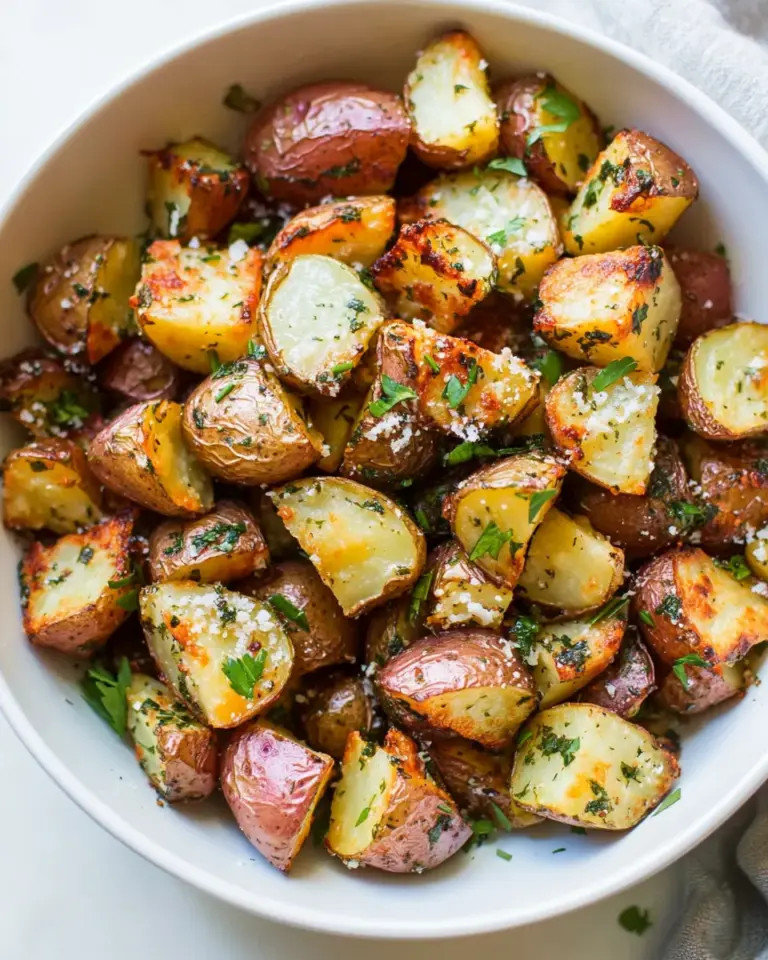 Easy Roasted Potatoes with Parmesan Garlic and Herbs photo
