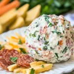 Homemade Salami Cream Cheese Ball photo