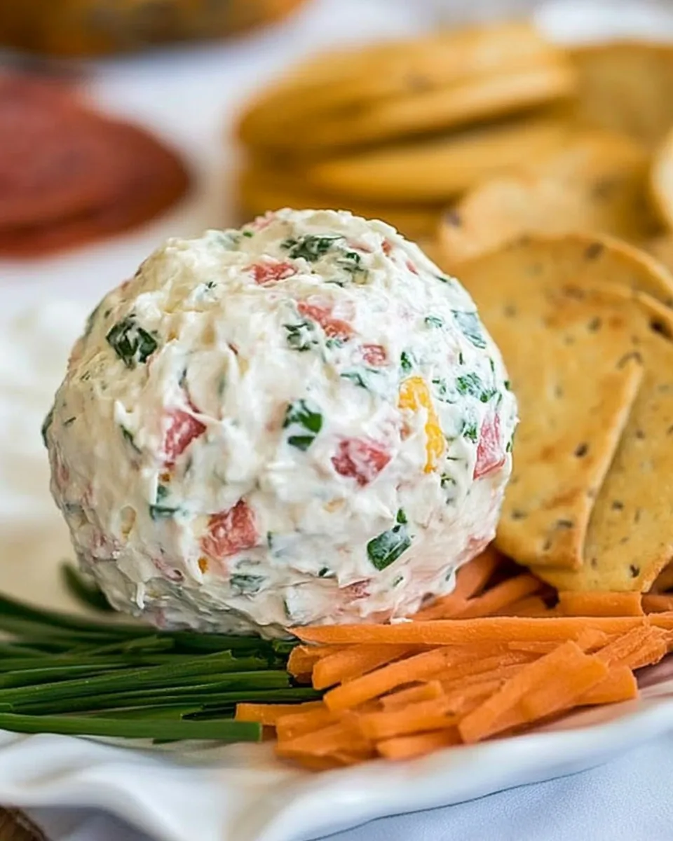 Classic Salami Cream Cheese Ball image