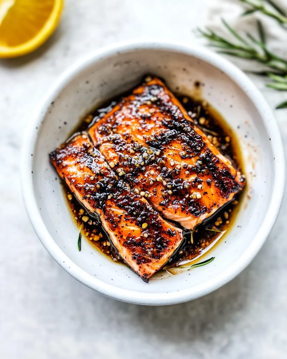 Delicious Salmon Marinade shot