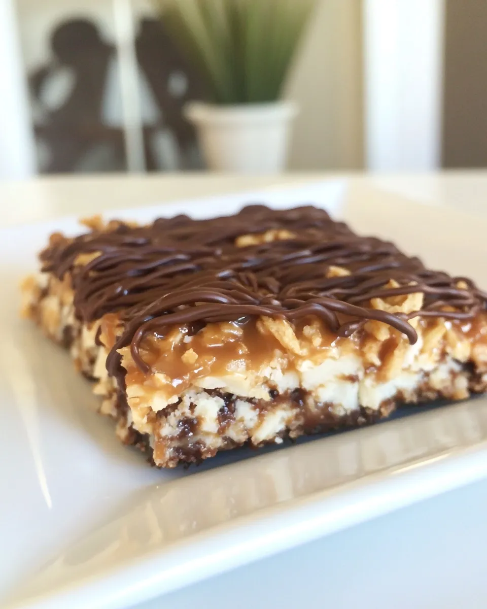 Homemade Samoas Bars photo