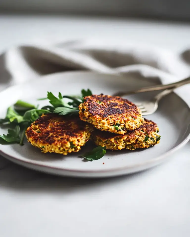 Homemade Scallion, Miso & Peanut Patties photo