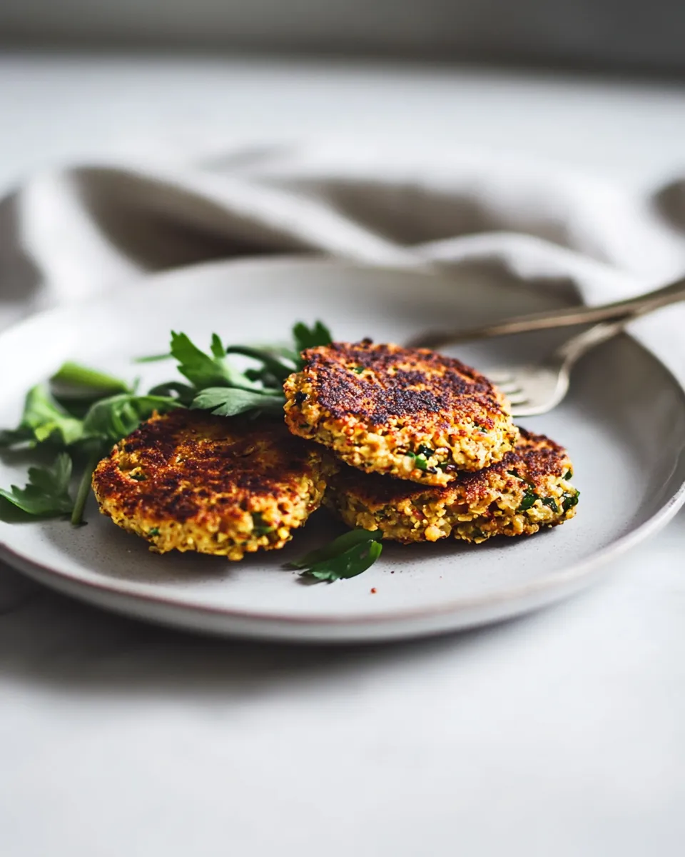 Homemade Scallion, Miso & Peanut Patties photo