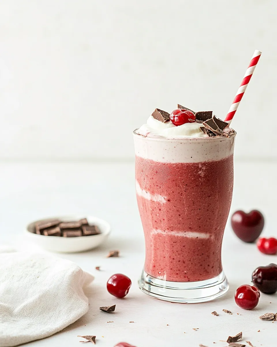 Classic Seriously Luscious Chocolate Cherry Smoothie image