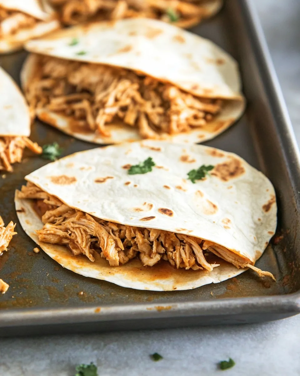 Homemade Sheet Pan Chicken Quesadillas photo