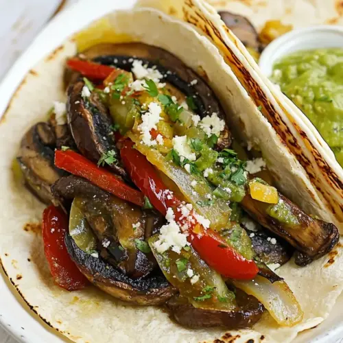 Easy Sheet Pan Portobello Mushroom Fajitas recipe photo