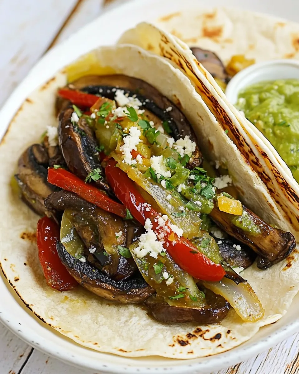 Easy Sheet Pan Portobello Mushroom Fajitas recipe photo