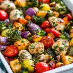 Easy Sheet Pan Roasted Garlic & Herb Chicken and Veggies photo