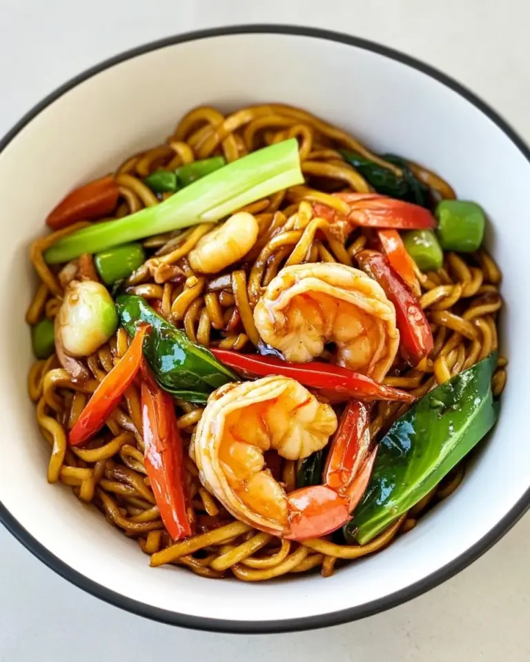 Homemade Shrimp Lo Mein photo