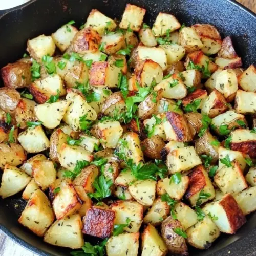 Easy Simple Herbed Skillet Potatoes photo