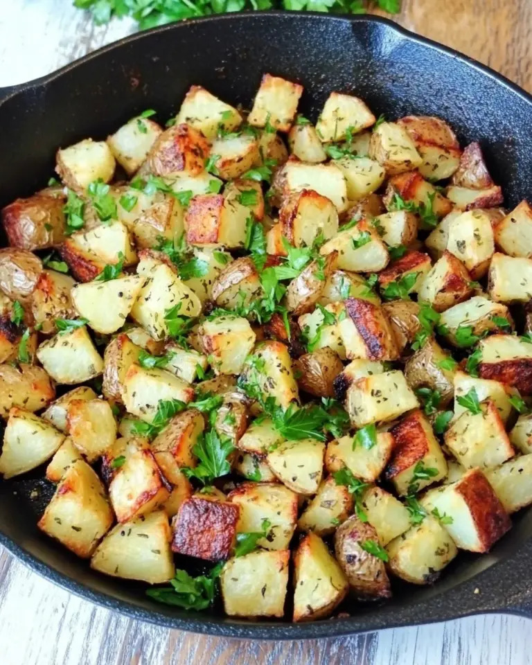 Easy Simple Herbed Skillet Potatoes photo