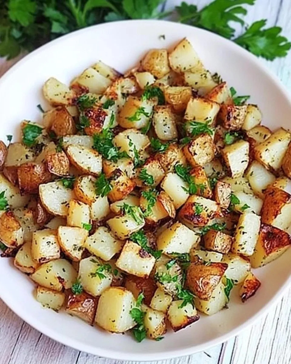 Delicious Simple Herbed Skillet Potatoes image