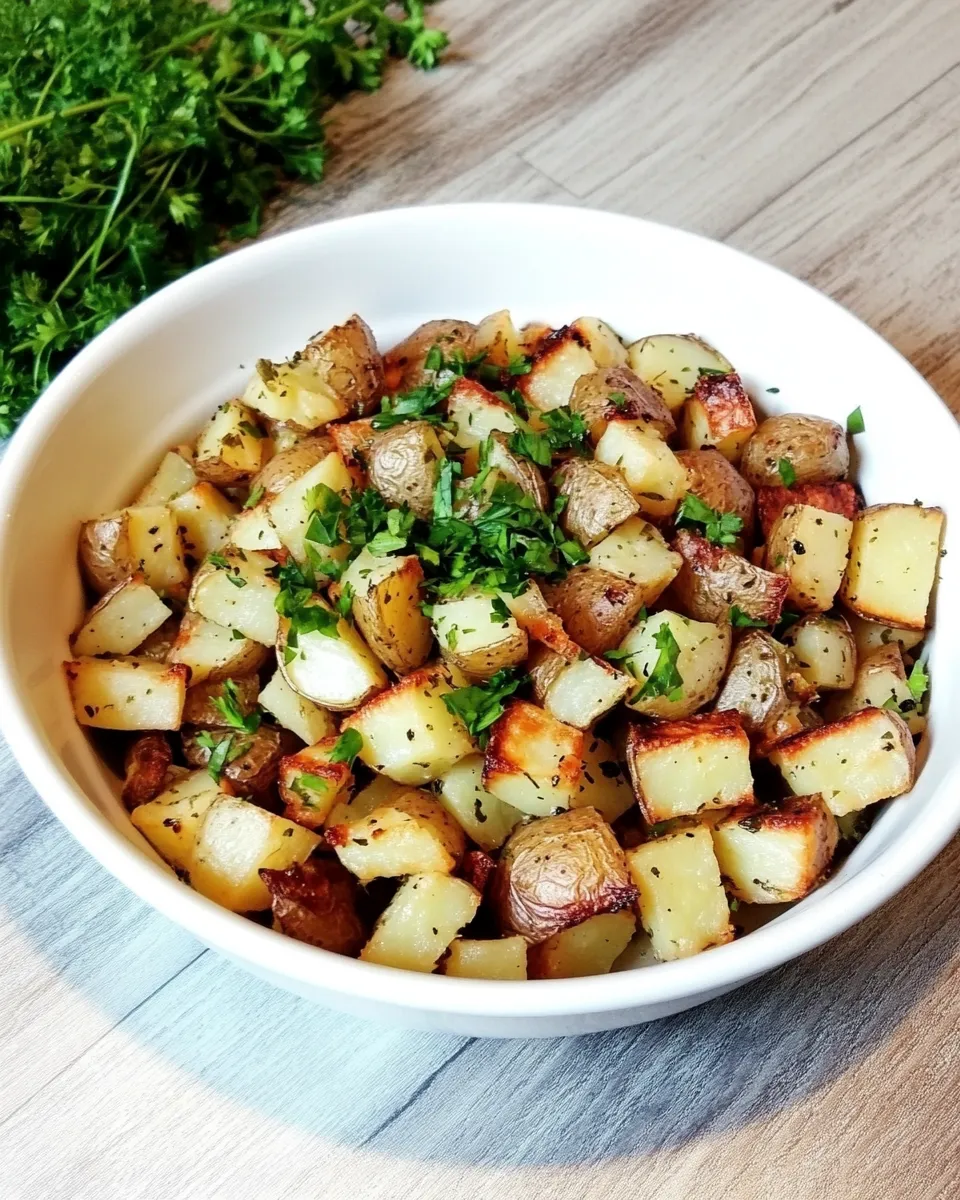 Quick Simple Herbed Skillet Potatoes recipe photo