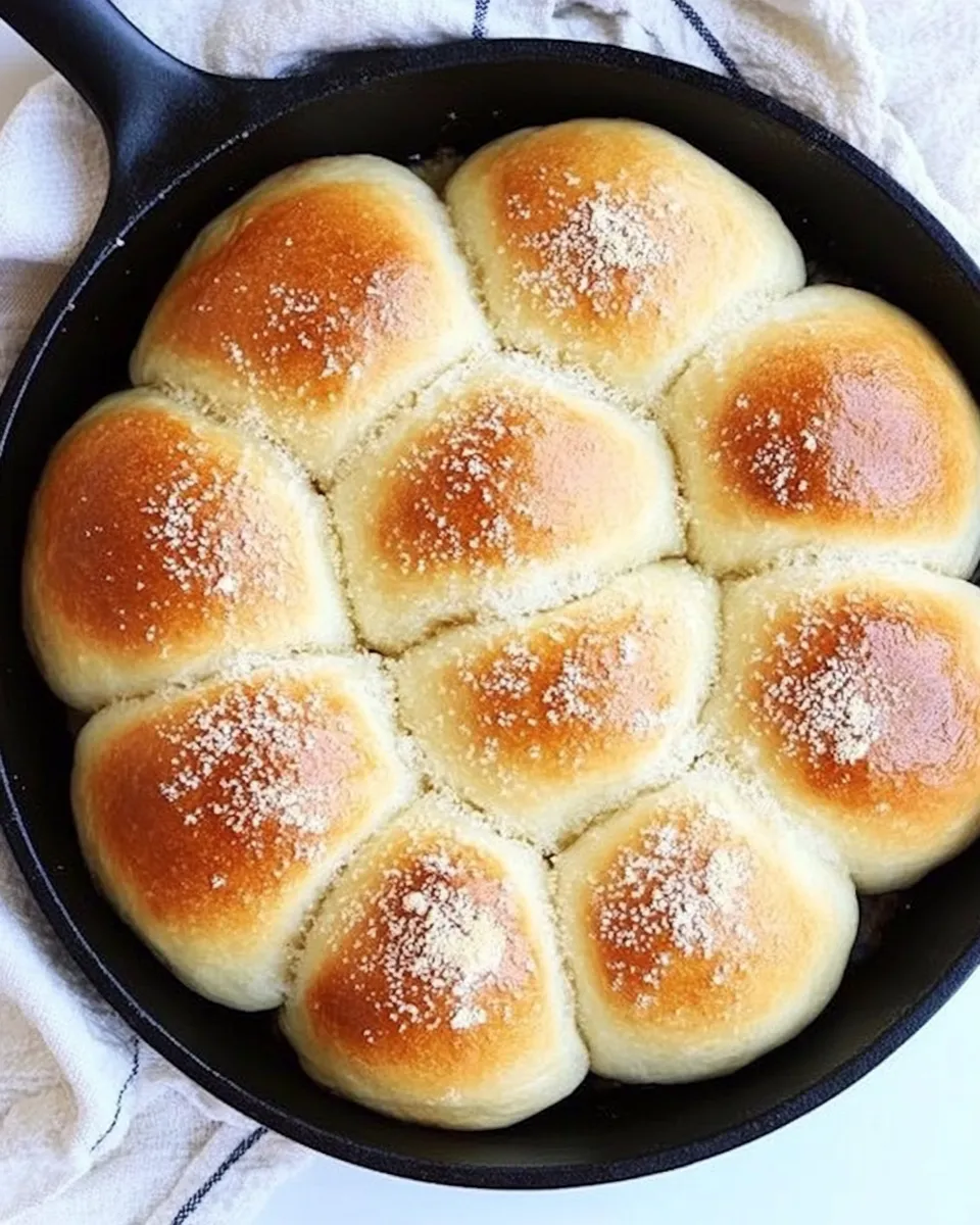 Easy Skillet Dinner Rolls recipe photo